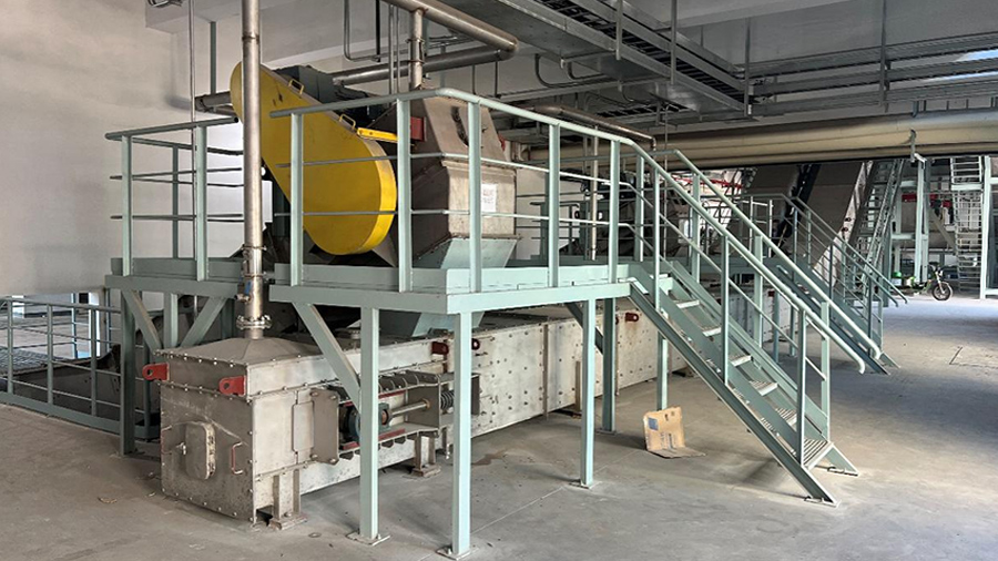 張家港市污泥干化EPC刮板機項目